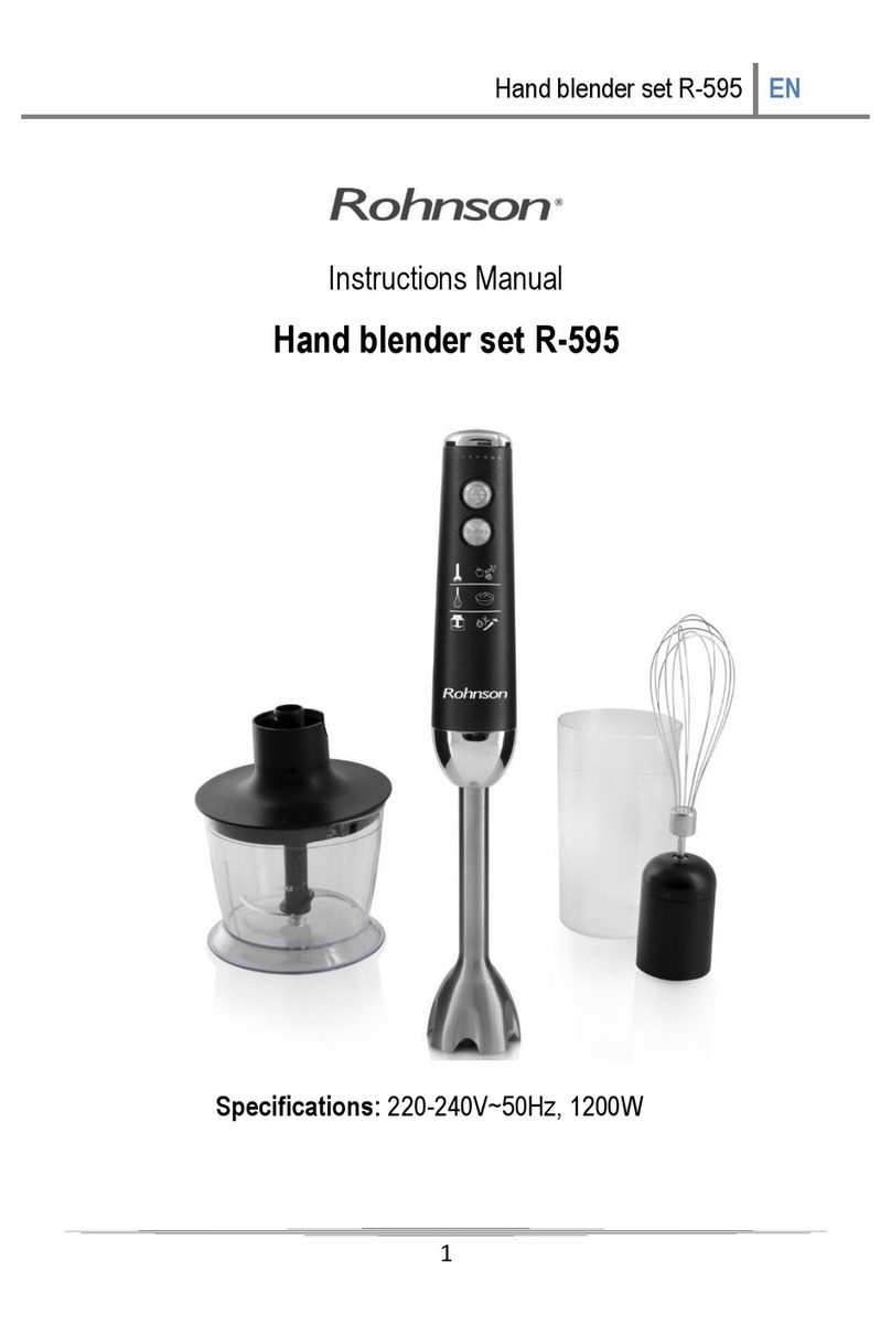 Rohnson R-595 instruction manual