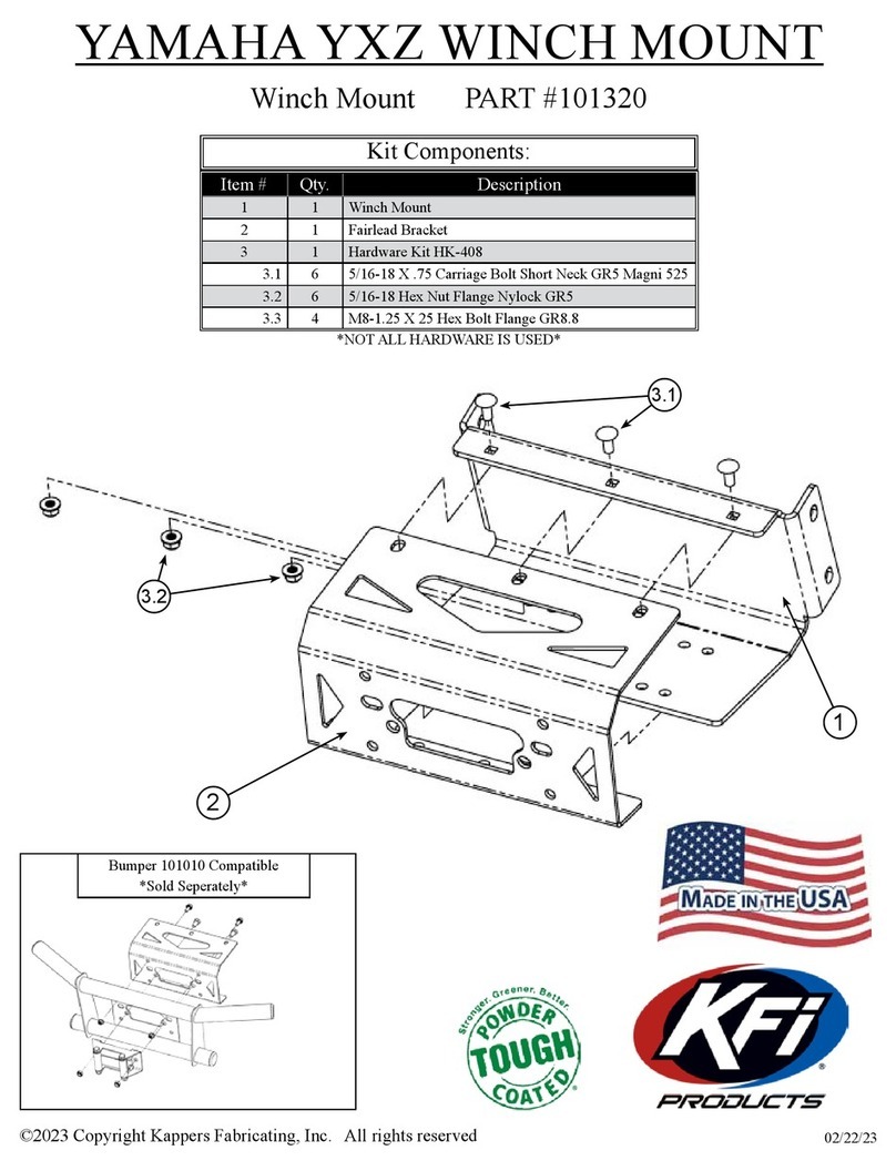 KFI 101320 User manual