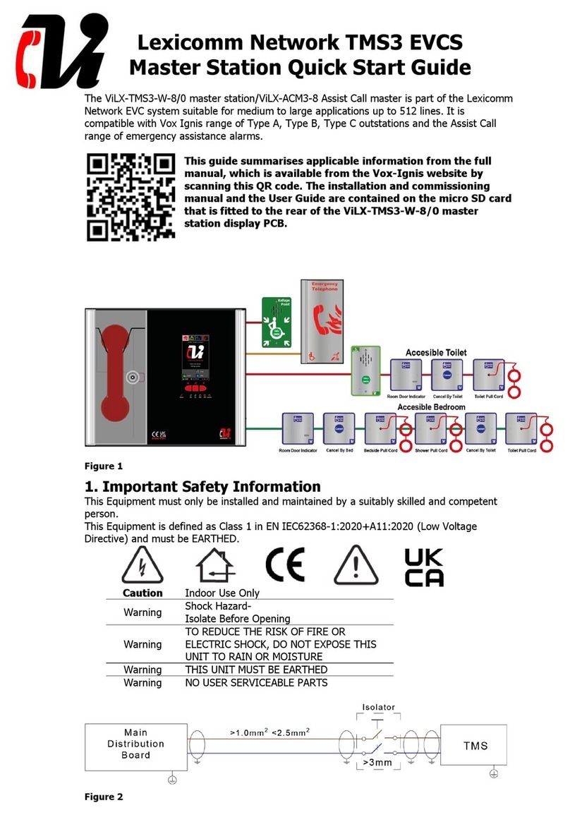 Lexicomm TMS3 User manual