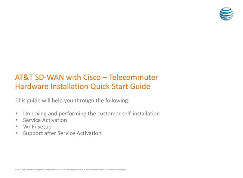 AT&T Teleworker Cisco 1101 User manual