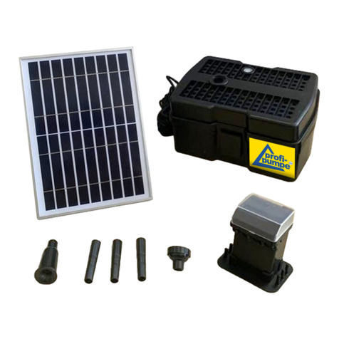 Profi-pumpe Solar Aqua-Vital 9-UV-C operating instructions