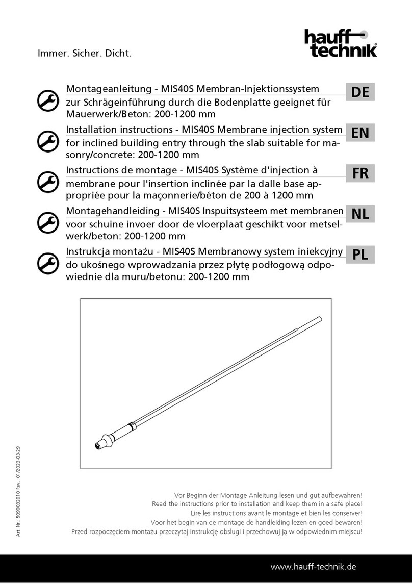 Haufftechnik MIS40S User manual