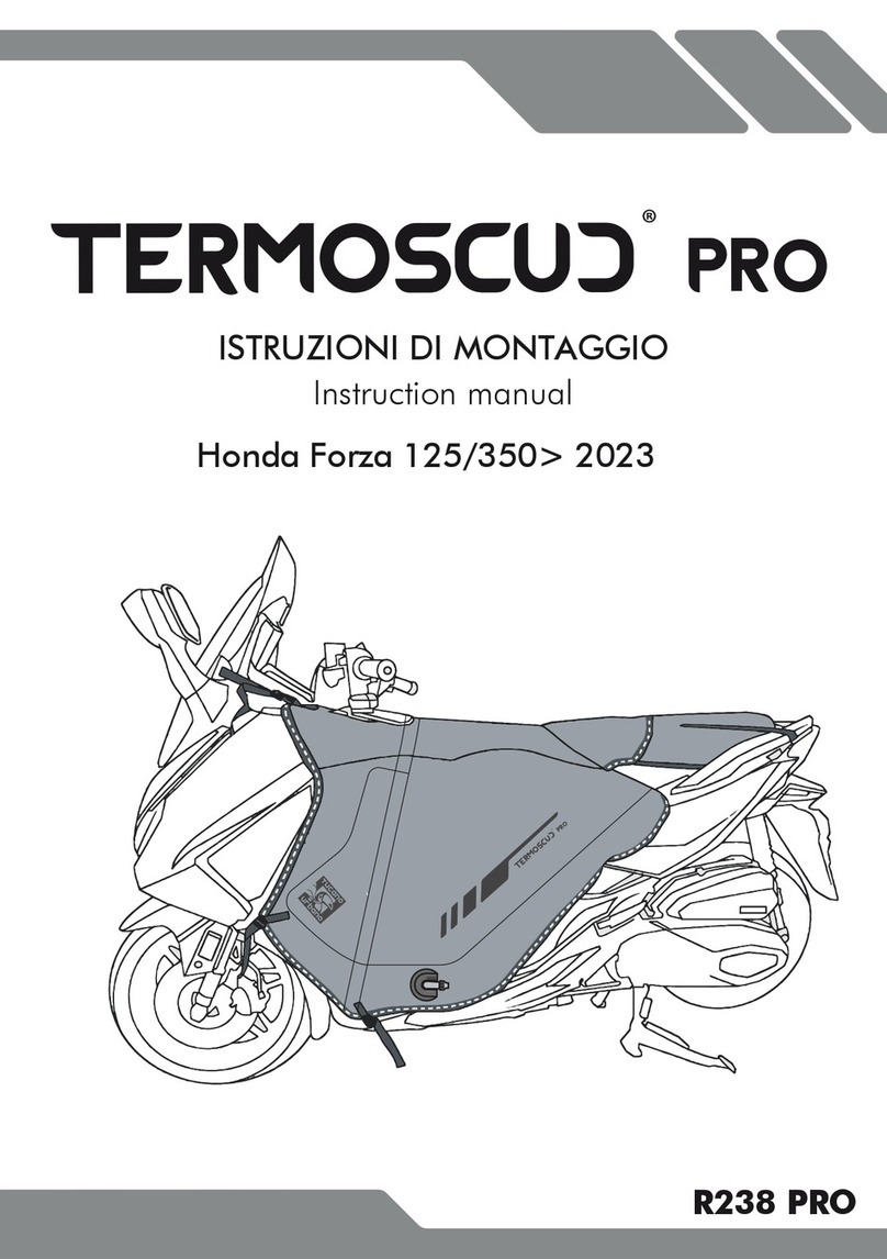 Tucano Urbano Termoscud Pro instruction manual Tucano Urbano Termoscud Pro instruction manual