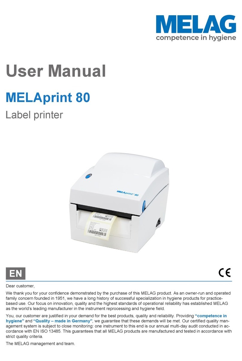 MELAG MELAprint 80 user manual