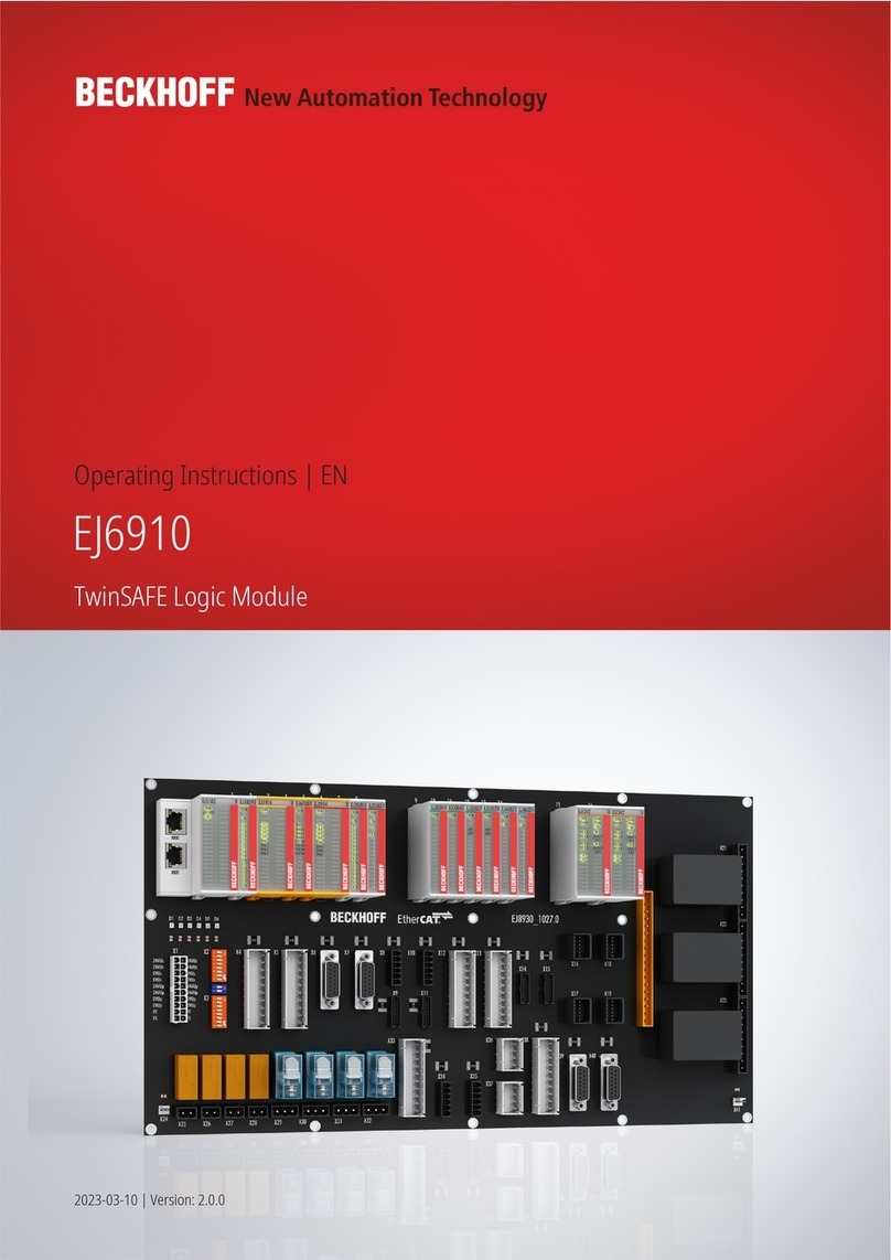 Beckhoff EJ6910 operating instructions