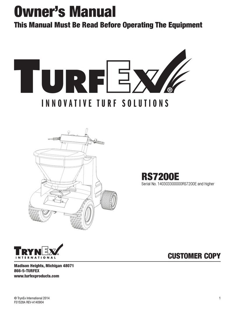 Trynex International TurfEx RS7200E owner's manual