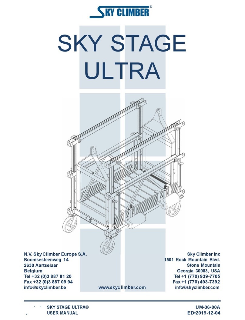 Sky Climber SKY STAGE ULTRA instruction manual