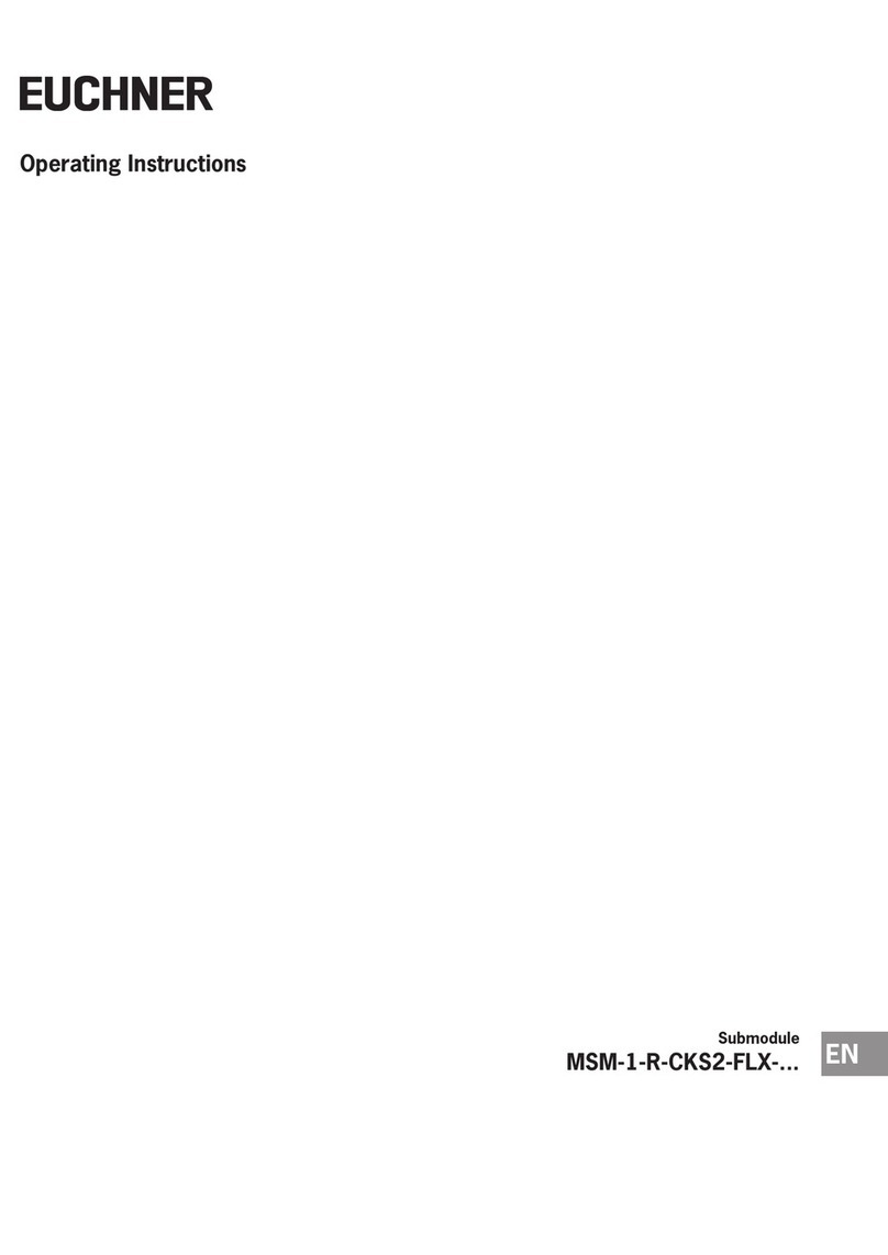 EUCHNER MSM-1-R-CKS2-FLX Series User manual