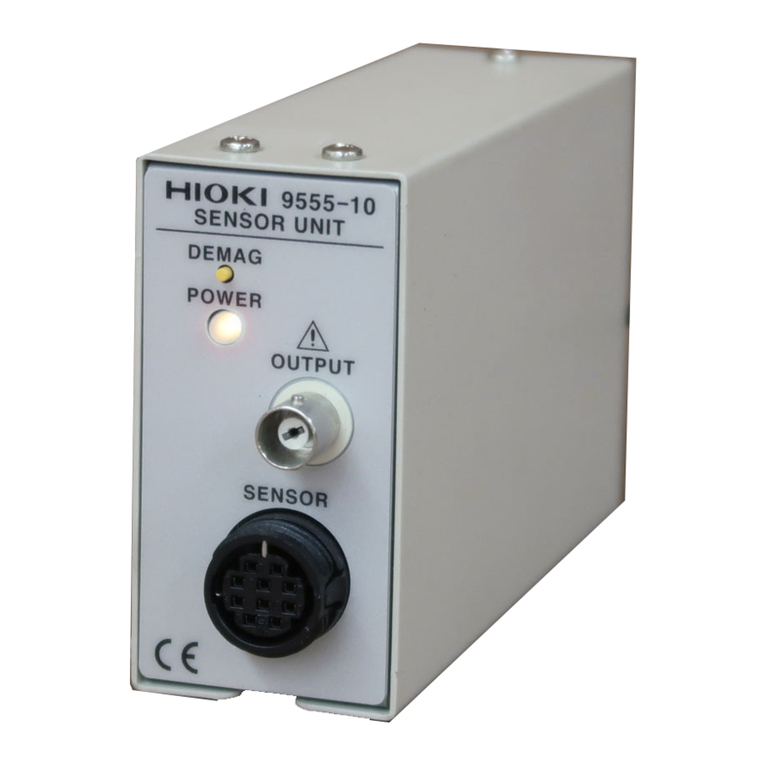 Hioki 9555-10 user manual