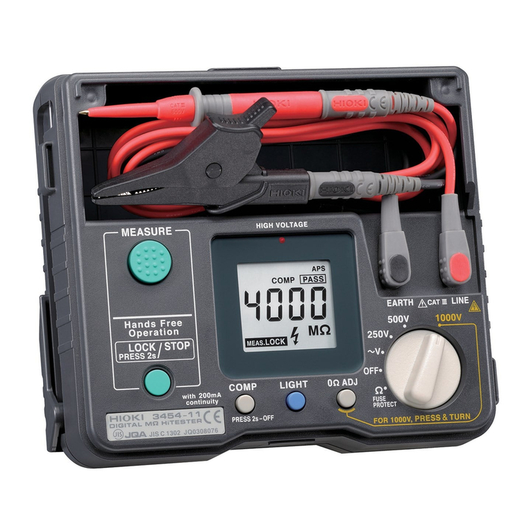 Hioki 3454-11 user manual
