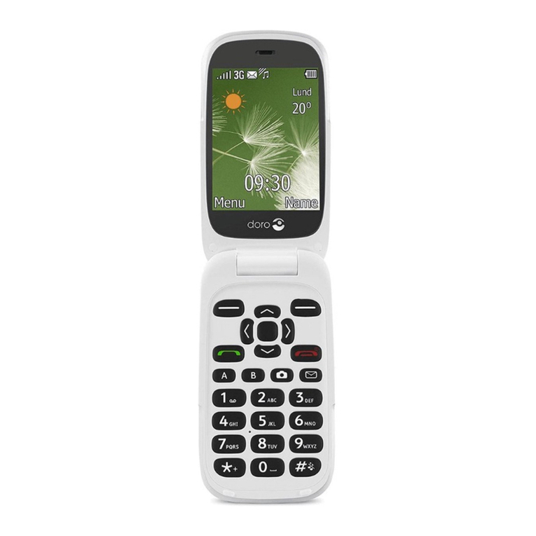 Doro 6520 quick start guide