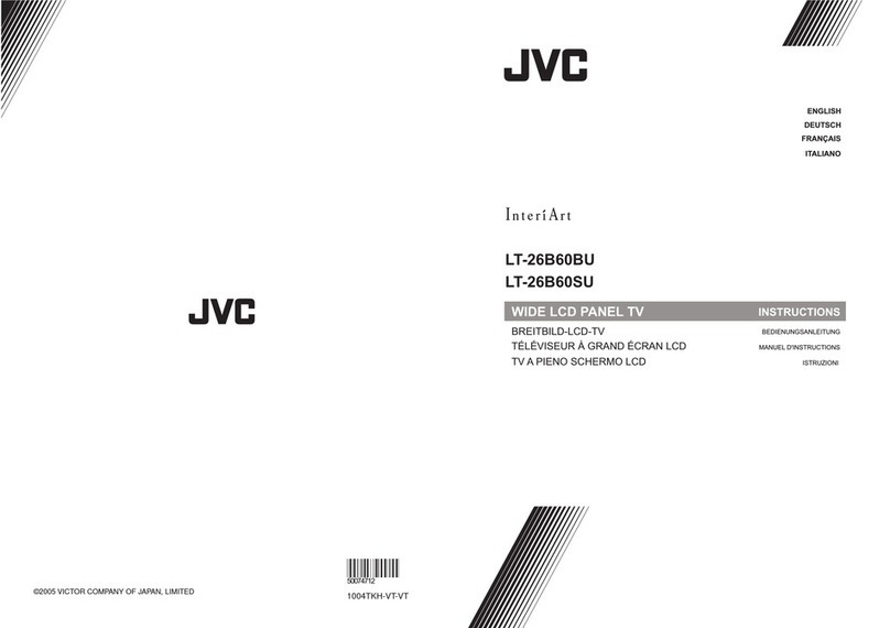 JVC LT-26B60BU User manual