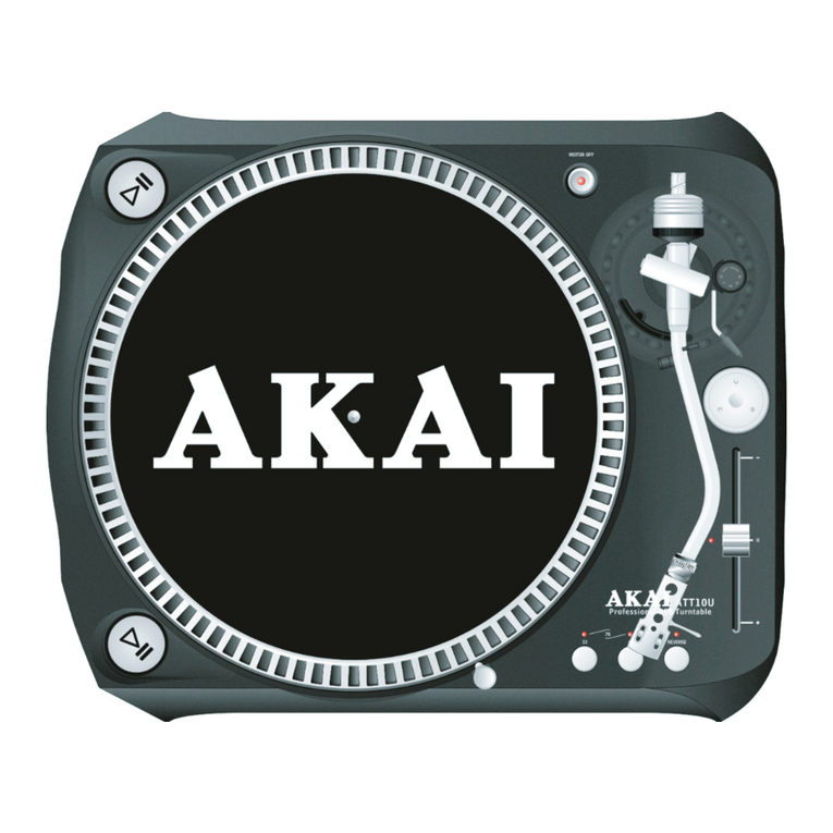 Akai ATT10U User manual