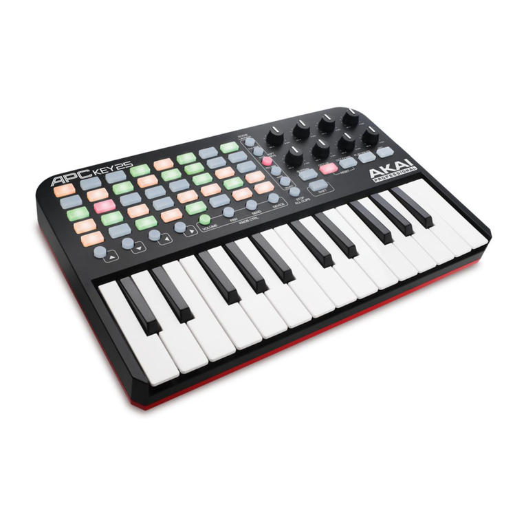 Akai APC Key 25 User manual