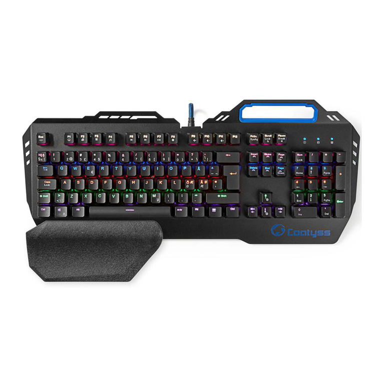 nedis GKBD400BKFR User manual