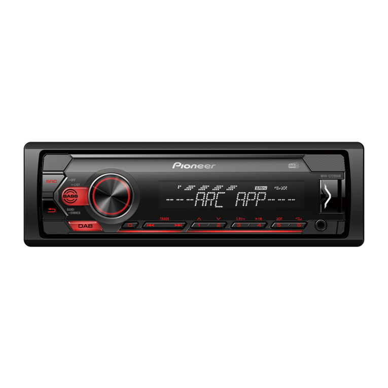 Pioneer MVH-S220DAB quick start guide