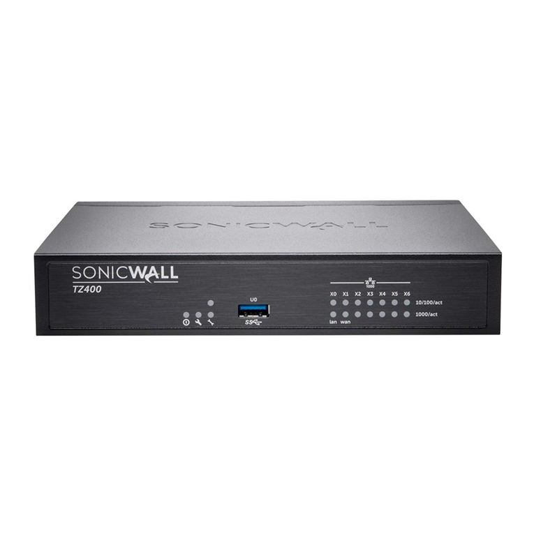 Dell SonicWALL TZ400 quick start guide