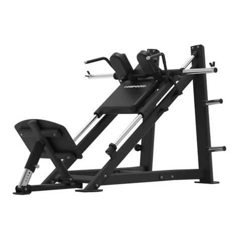 COMPOUND HACK SQUAT PLATINUM Series User manual COMPOUND HACK SQUAT PLATINUM Series User manual