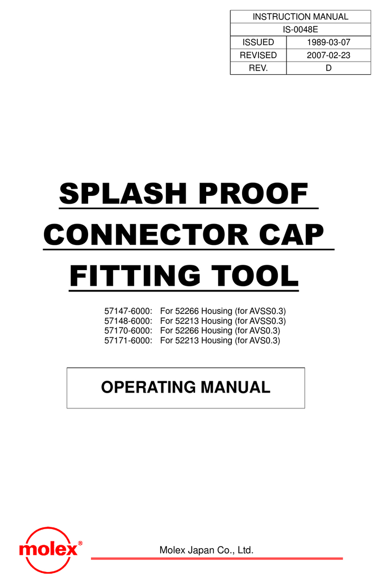 molex 57147-6000 operating manual
