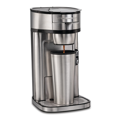 Hamilton Beach The Scoop Single-Serve Coffeemaker manual