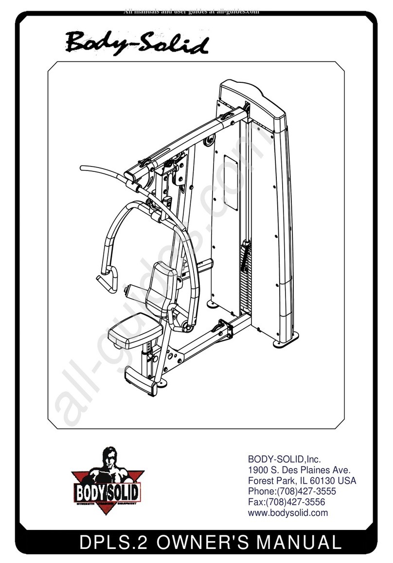 Body Solid DPLS.2 owner's manual