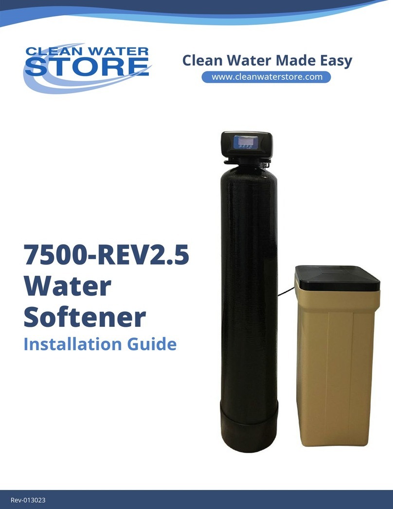 Clean Water 7500-REV2.5 installation guide