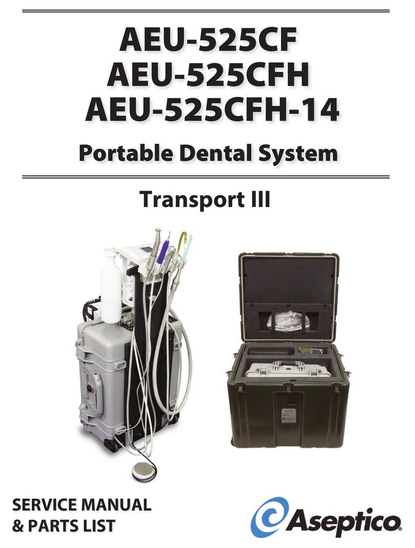 Aseptico Transport III Troubleshooting guide