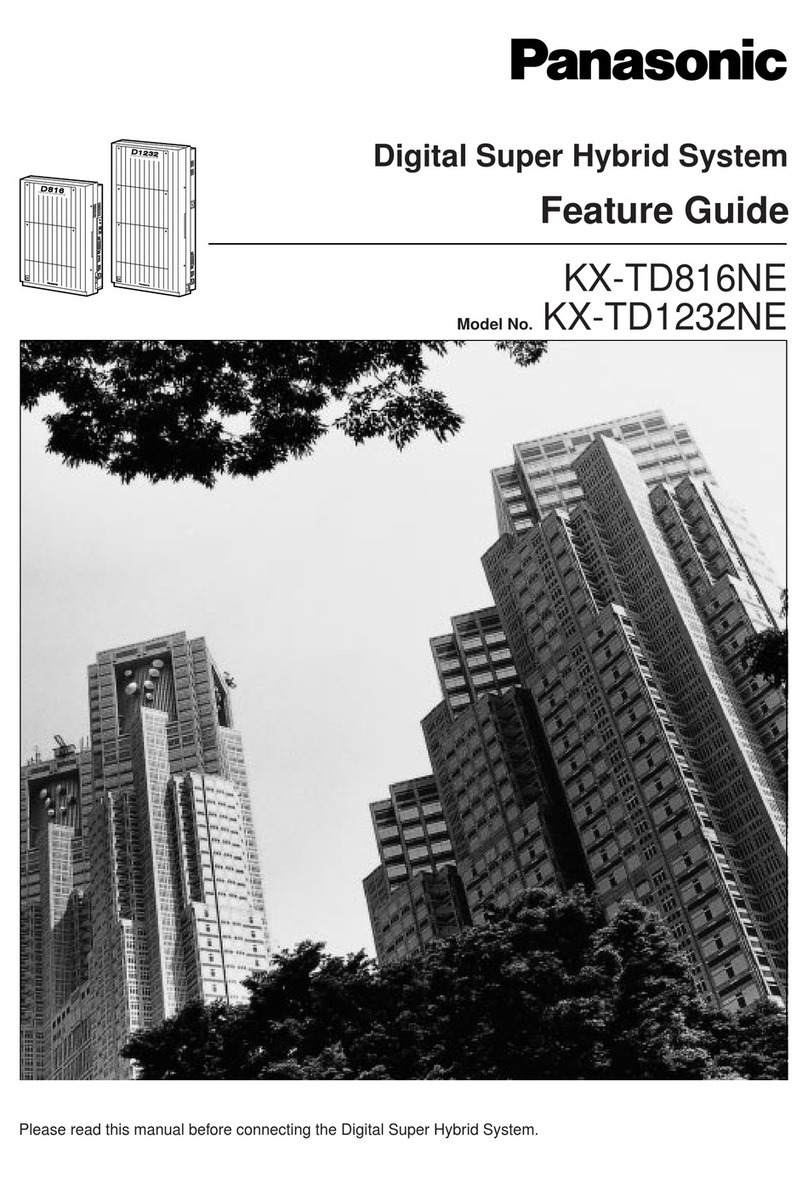 Panasonic KX-TD816NE Features guide