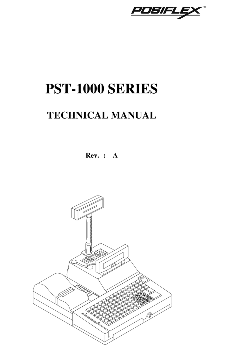 POSIFLEX PST-1000 Series Technical manual