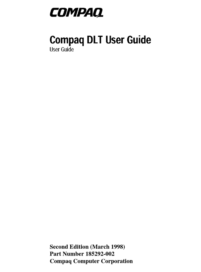 Compaq DLT User manual