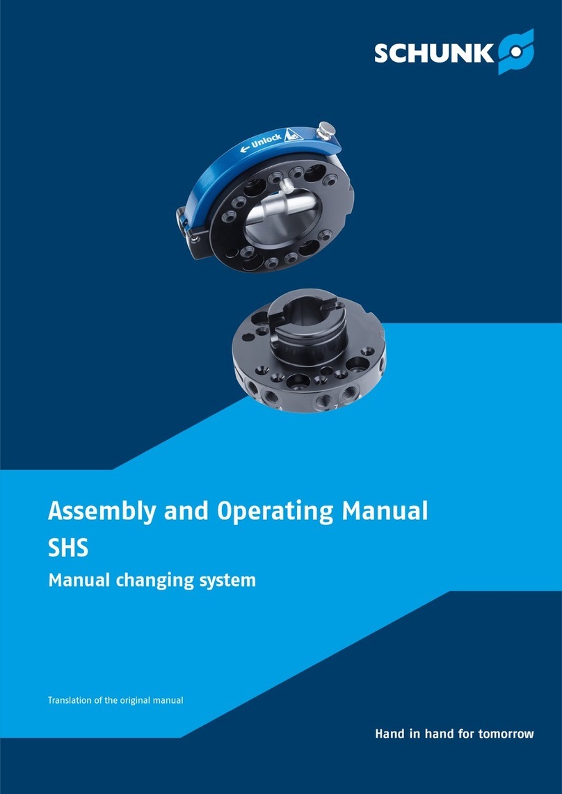 SCHUNK SHS User instructions
