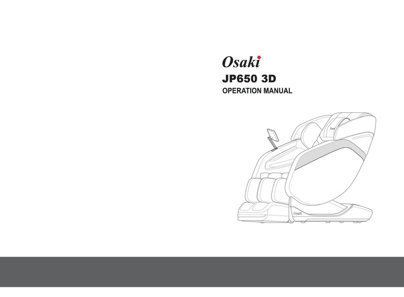 Osaki JP650 3D Operation manual