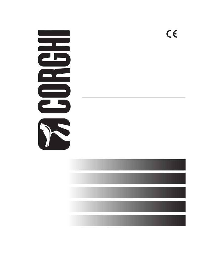 Corghi ProLine 124 Operator's manual
