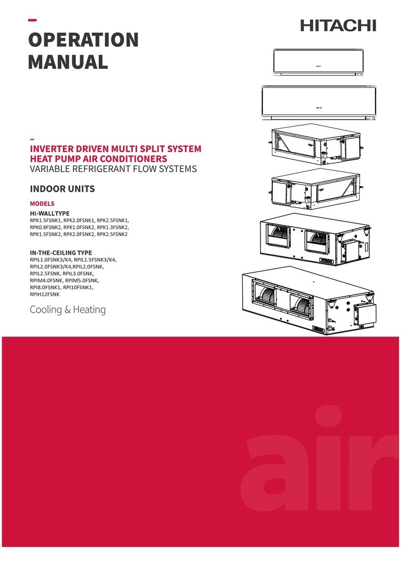 Hitachi RPK1.5FSNK1 Operation manual
