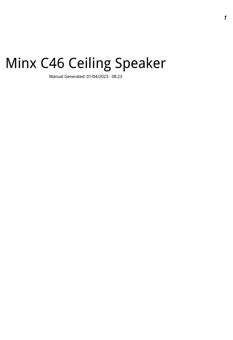 Cambridge Audio Minx C46 User manual