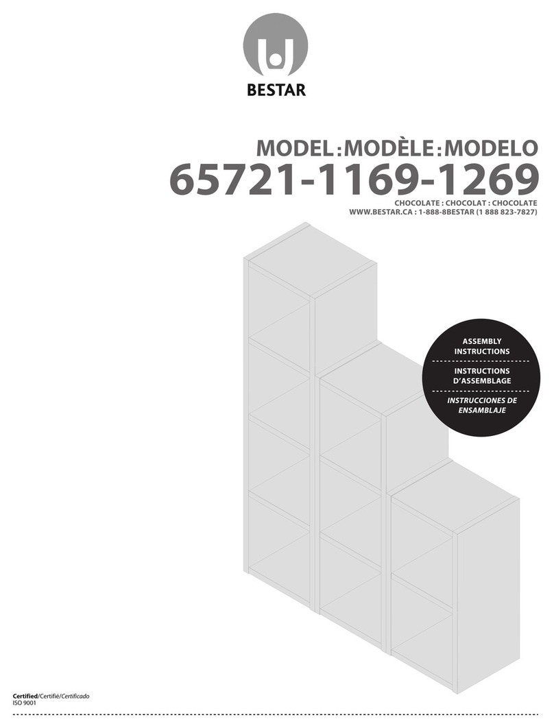 Bestar 65721-1169-1269 Assembly instructions Bestar 65721-1169-1269 Assembly instructions