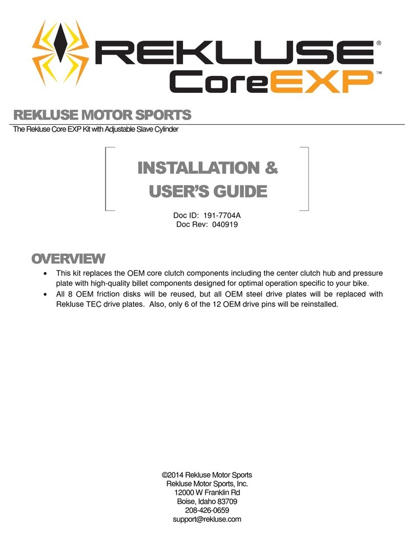 Rekluse EXP Installation & user guide