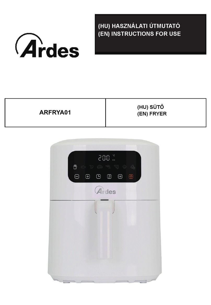 ARDES ARFRYA01 Instructions for use