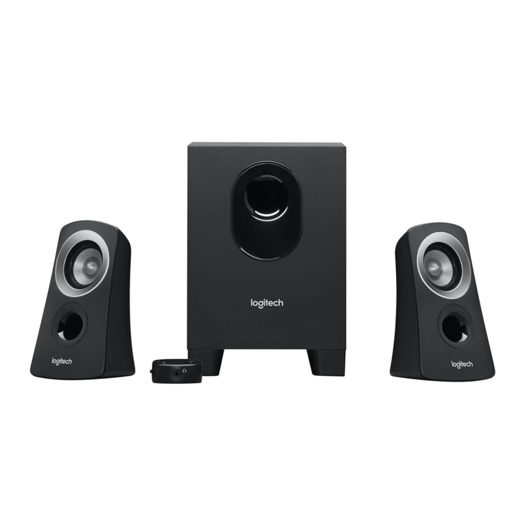 Logitech Z313 User manual Logitech Z313 User manual