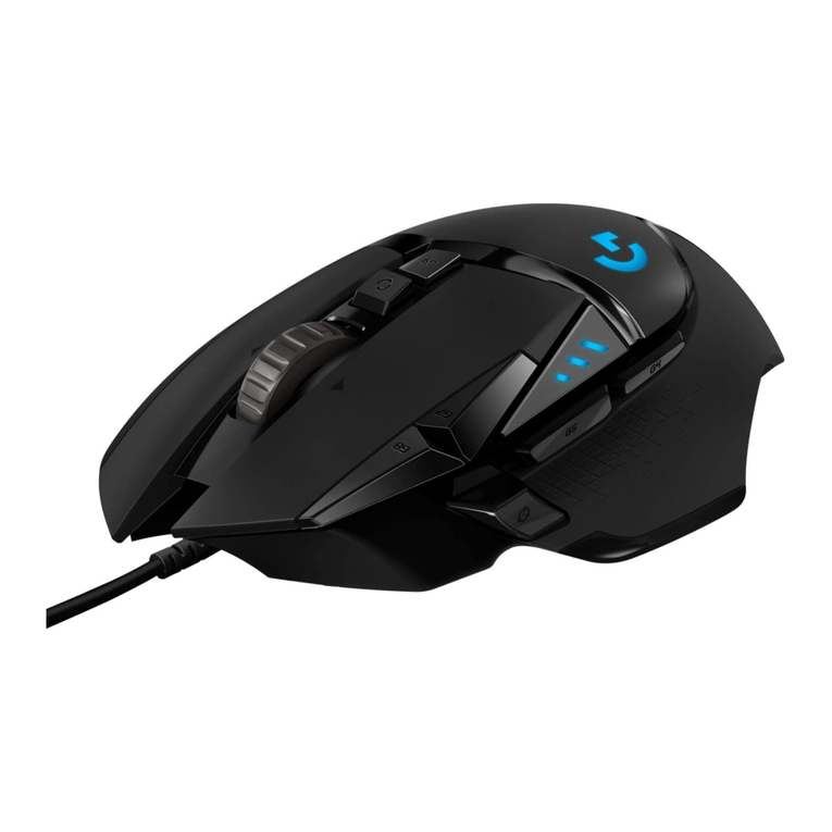 Logitech G502 Proteus Spectrum User manual Logitech G502 Proteus Spectrum User manual