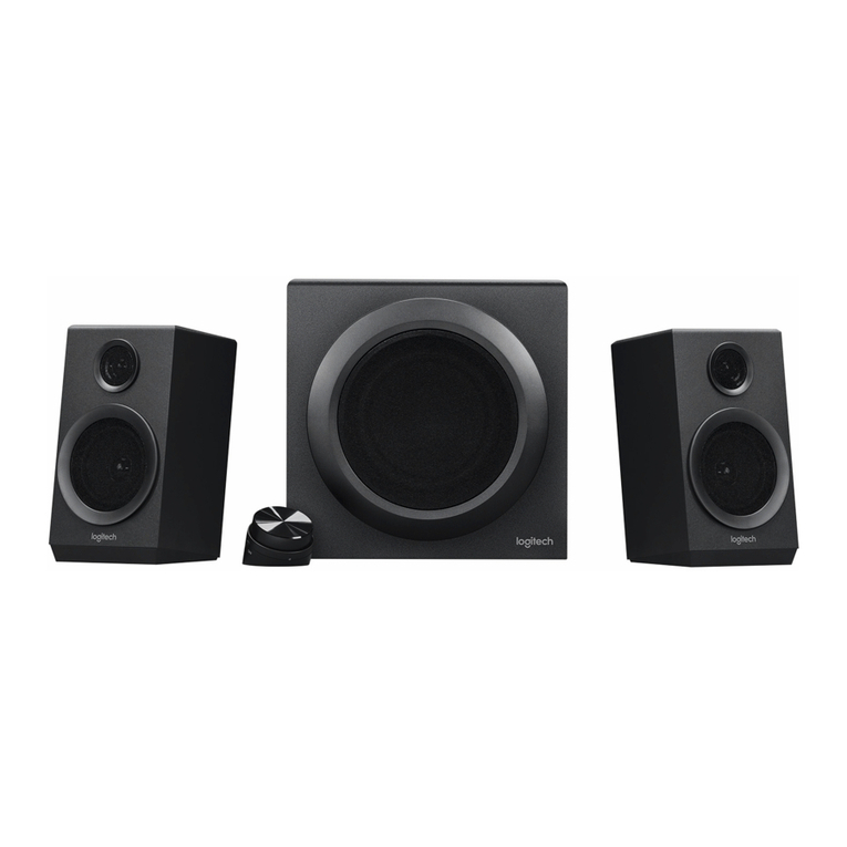 Logitech z333 User manual Logitech z333 User manual
