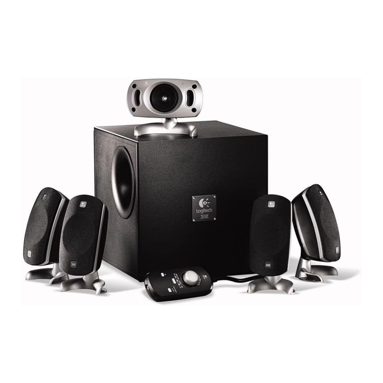 Logitech Z-5300 - Surround Speaker System User manual Logitech Z-5300 - Surround Speaker System User manual