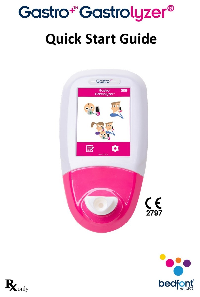 Bedfont Gastro+ Gastrolyzer quick start guide