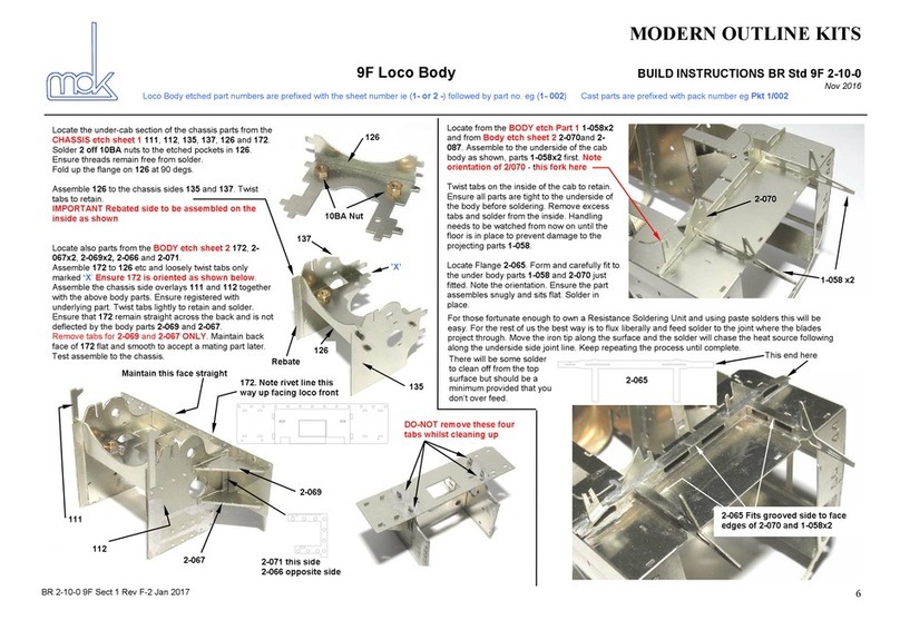 MOK 9F Loco Body Build instructions MOK 9F Loco Body Build instructions