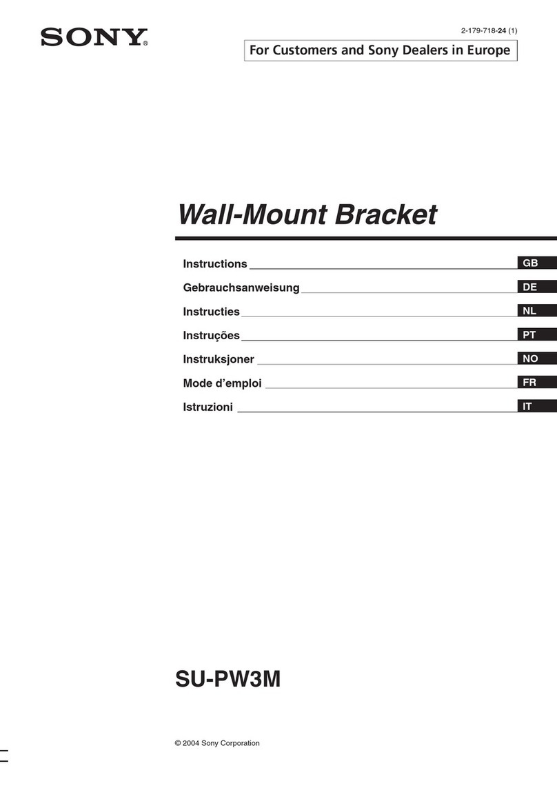 Sony SU-PW3M instructions