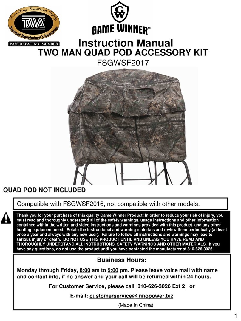 TMA GAME WINNER FSGWSF2017 instruction manual