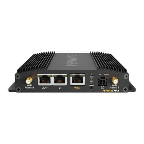 Pepwave MAX BR1 Pro 5G User manual Pepwave MAX BR1 Pro 5G User manual