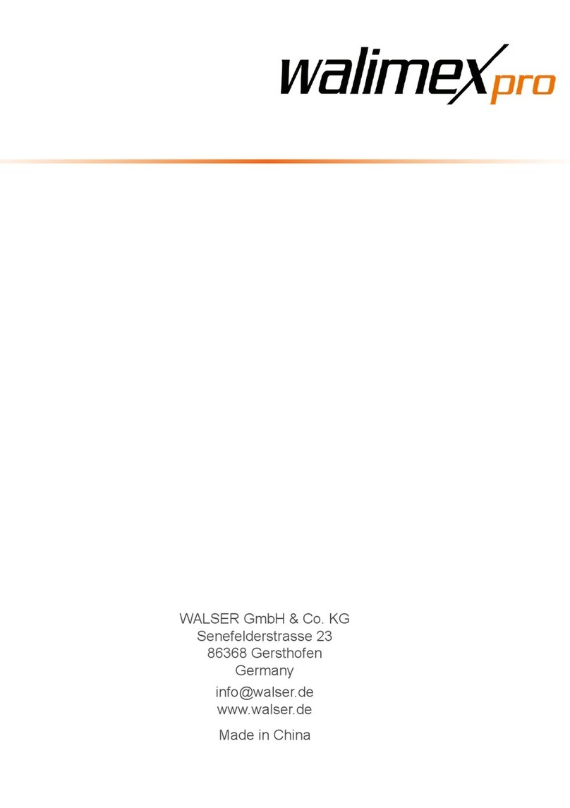 walser Walimex Pro NIOVA 80 Compact Series instruction manual