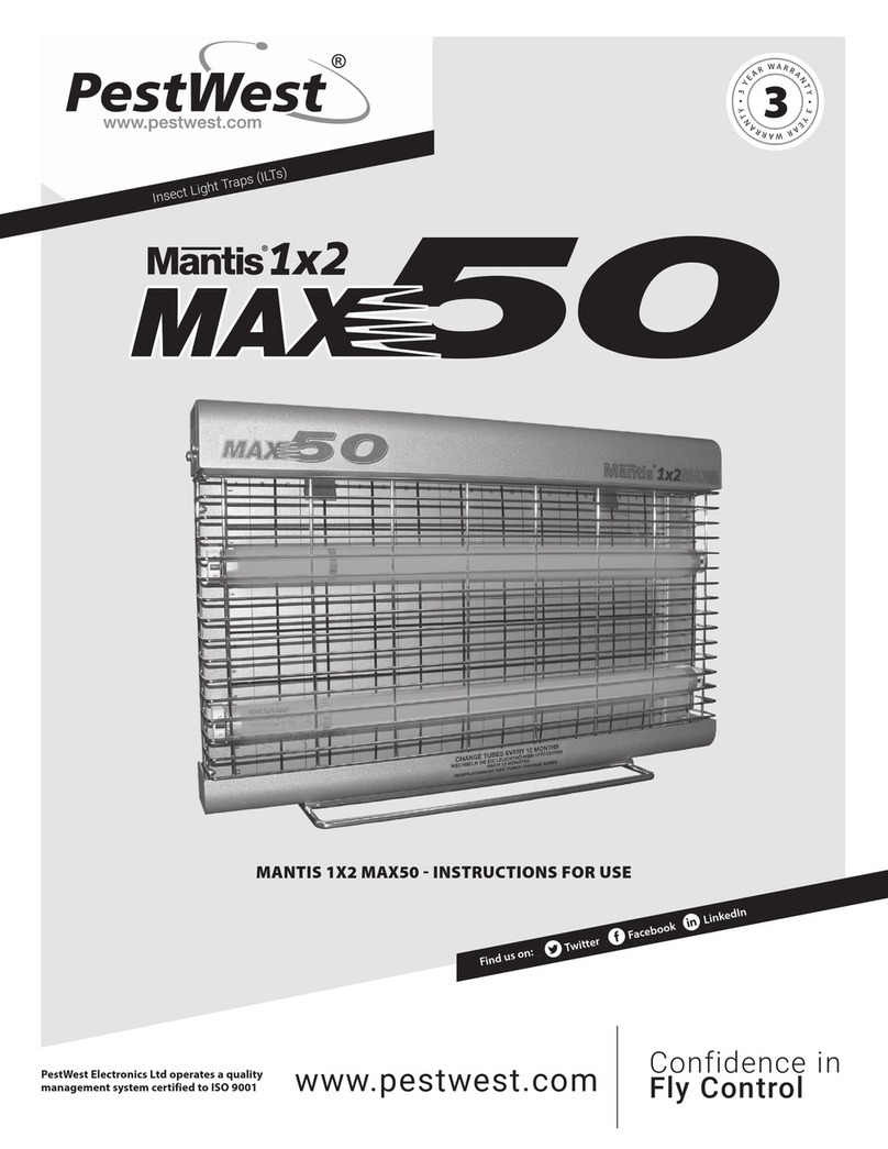 PestWest Mantis 1x2 MAX50 Instructions for use
