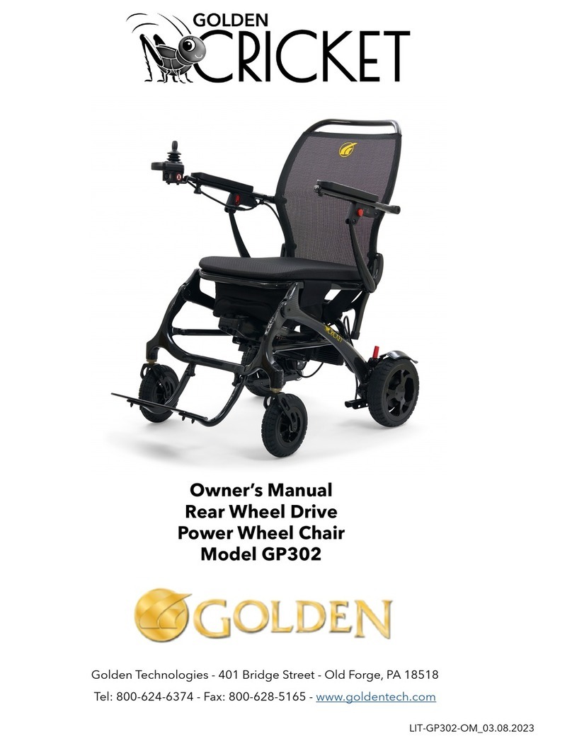 Golden Technologies Cricket GP302 User manual
